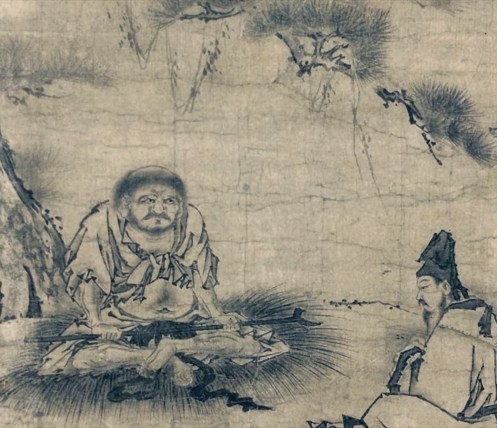 Kenkō Shōkei, Zen Encounter (Niaoke Daolin and Bai Juyi), 16th c.